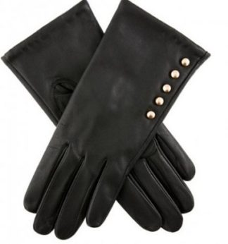 Leather Gloves - Wrist - Black