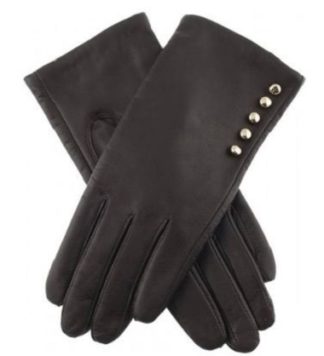 Leather Gloves - Wrist - Mocca