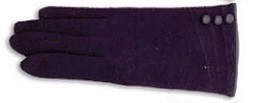 Woollen Gloves - Purple