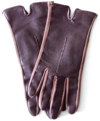 Vintage Gloves - Wrist - Brown